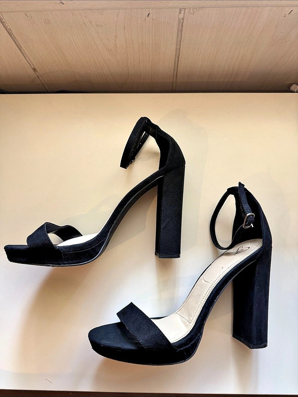Windsor Black Block Heels